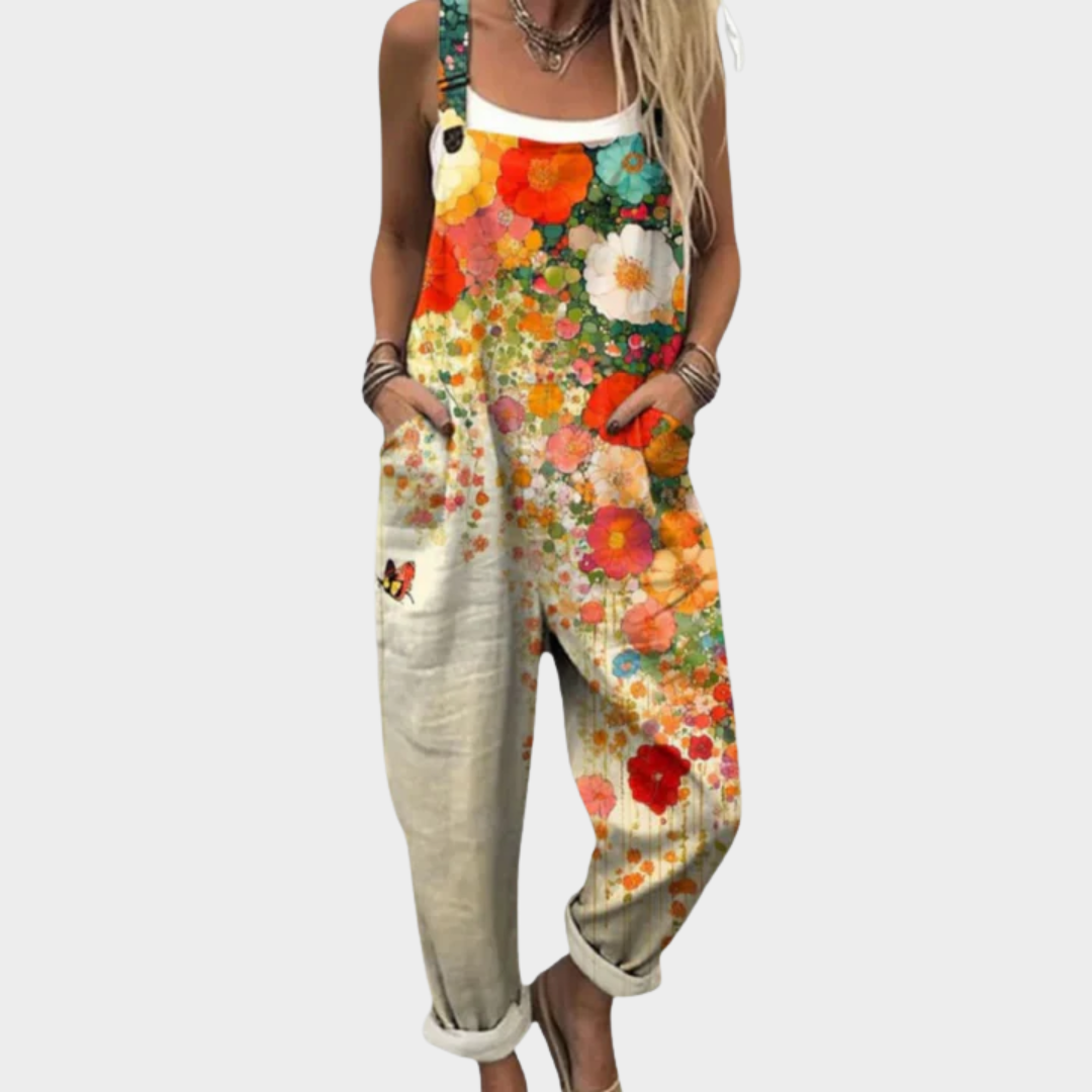 CLERINNE | SALOPETTE FLEURS VIVANTES POUR FEMMES