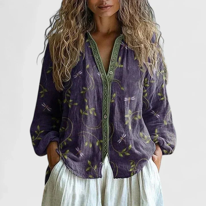 CLERINNE | BLOUSE IMPRIMÉE POUR FEMME