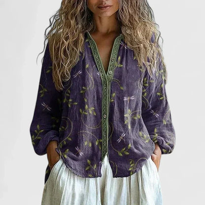 CLERINNE | BLOUSE IMPRIMÉE POUR FEMME