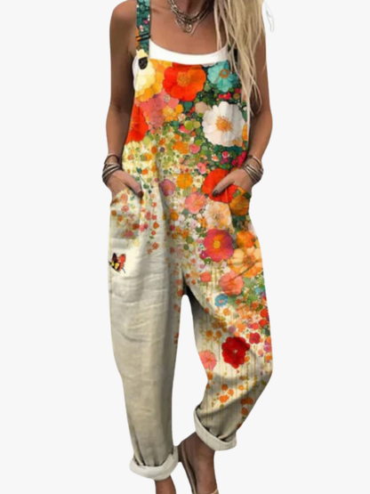 CLERINNE | SALOPETTE FLEURS VIVANTES POUR FEMMES