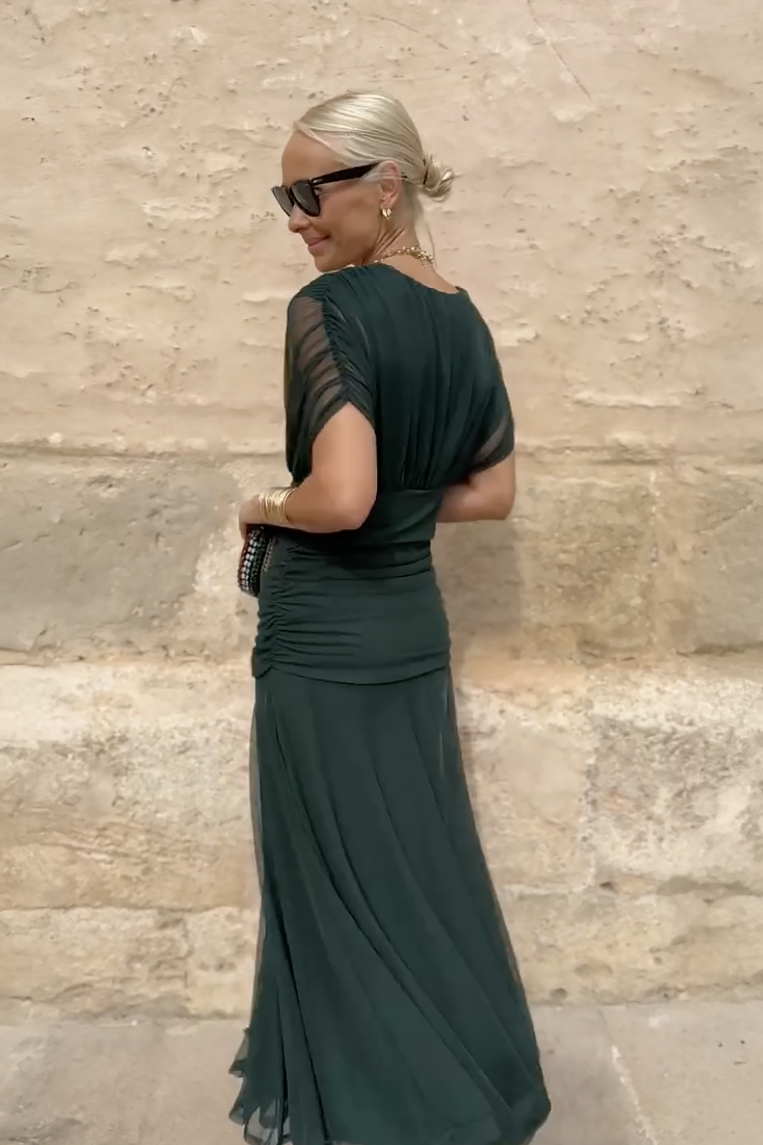 CLERINNE | ROBE MAXI FLUIDE POUR FEMME