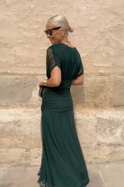 CLERINNE | ROBE MAXI FLUIDE POUR FEMME