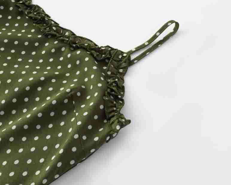 Aveline Robe Midi à Pois Femme