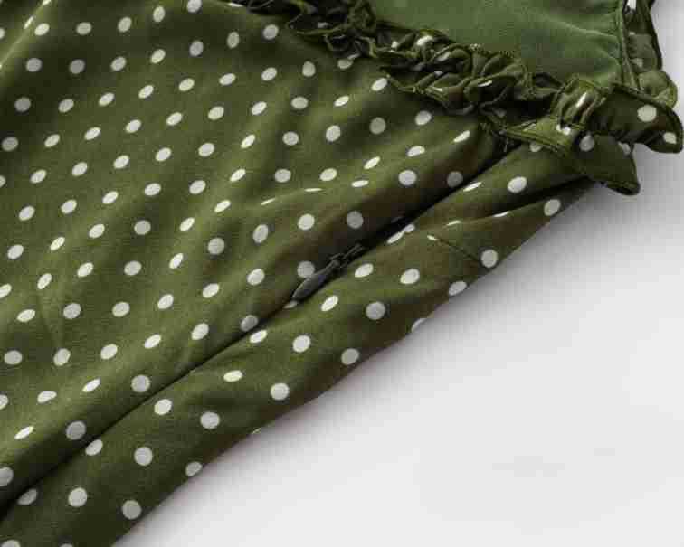 Aveline Robe Midi à Pois Femme