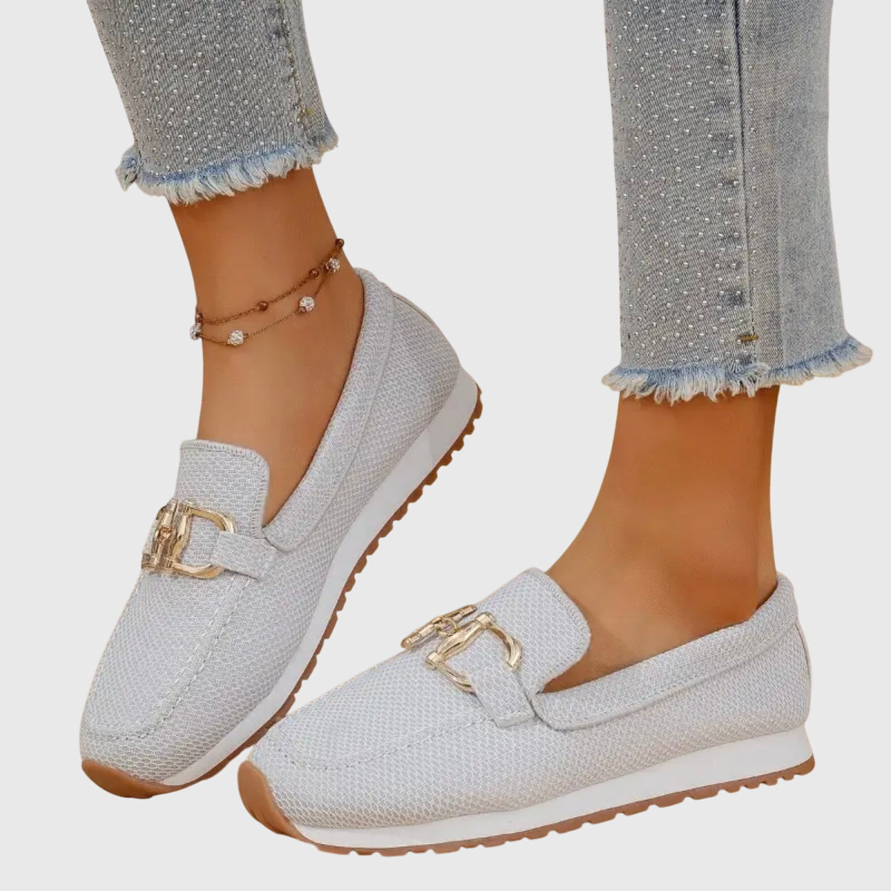 CLERINNE | BASKETS MOCASSINS POUR FEMME