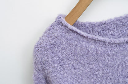 Pull Oversize Doux et Fuzzy Rose Blush