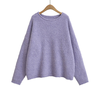 Pull Oversize Doux et Fuzzy Rose Blush