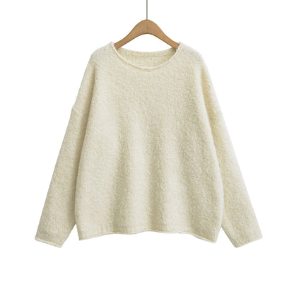Pull Oversize Doux et Fuzzy Rose Blush