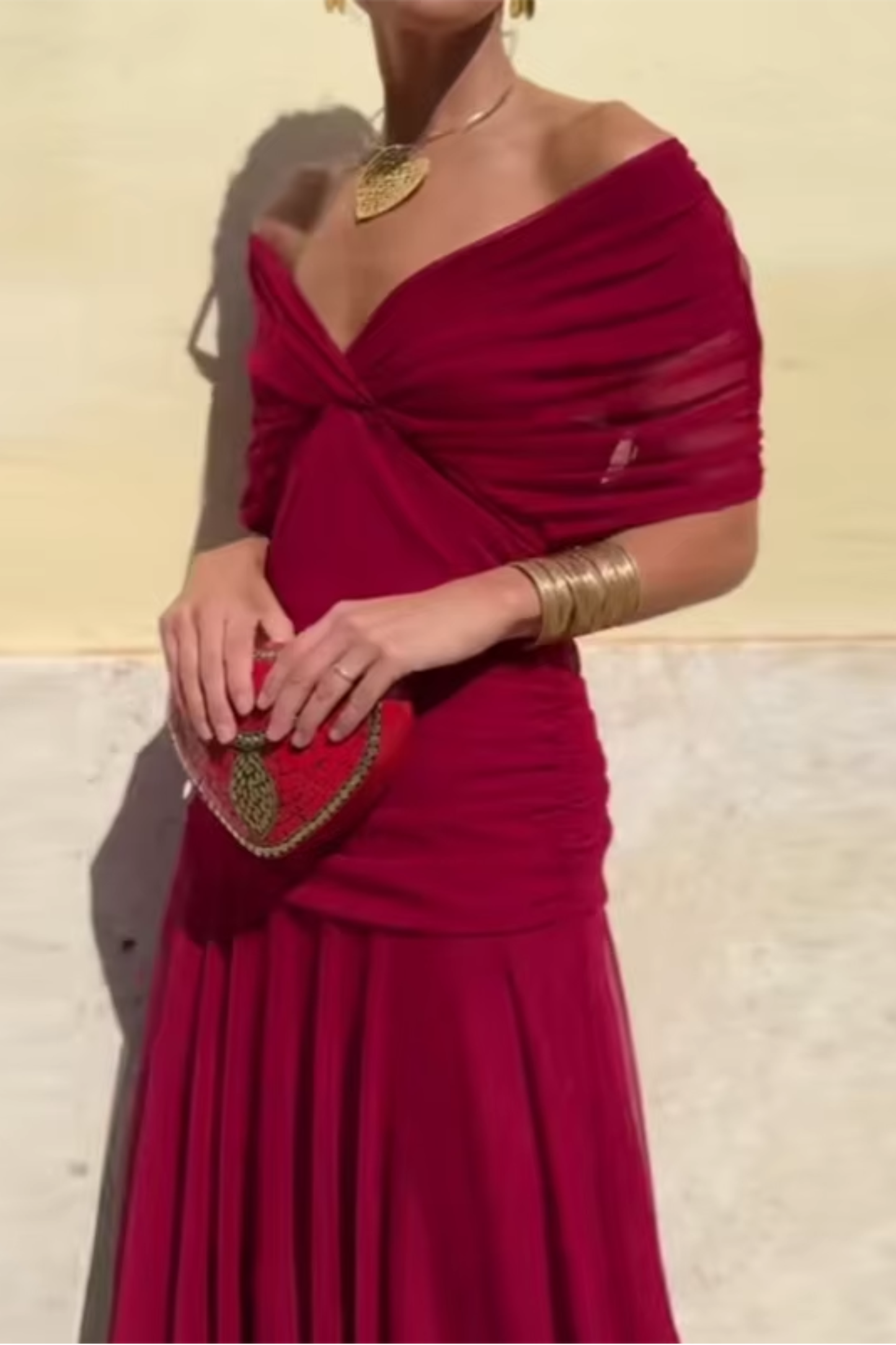 CLERINNE | ROBE MAXI FLUIDE POUR FEMME