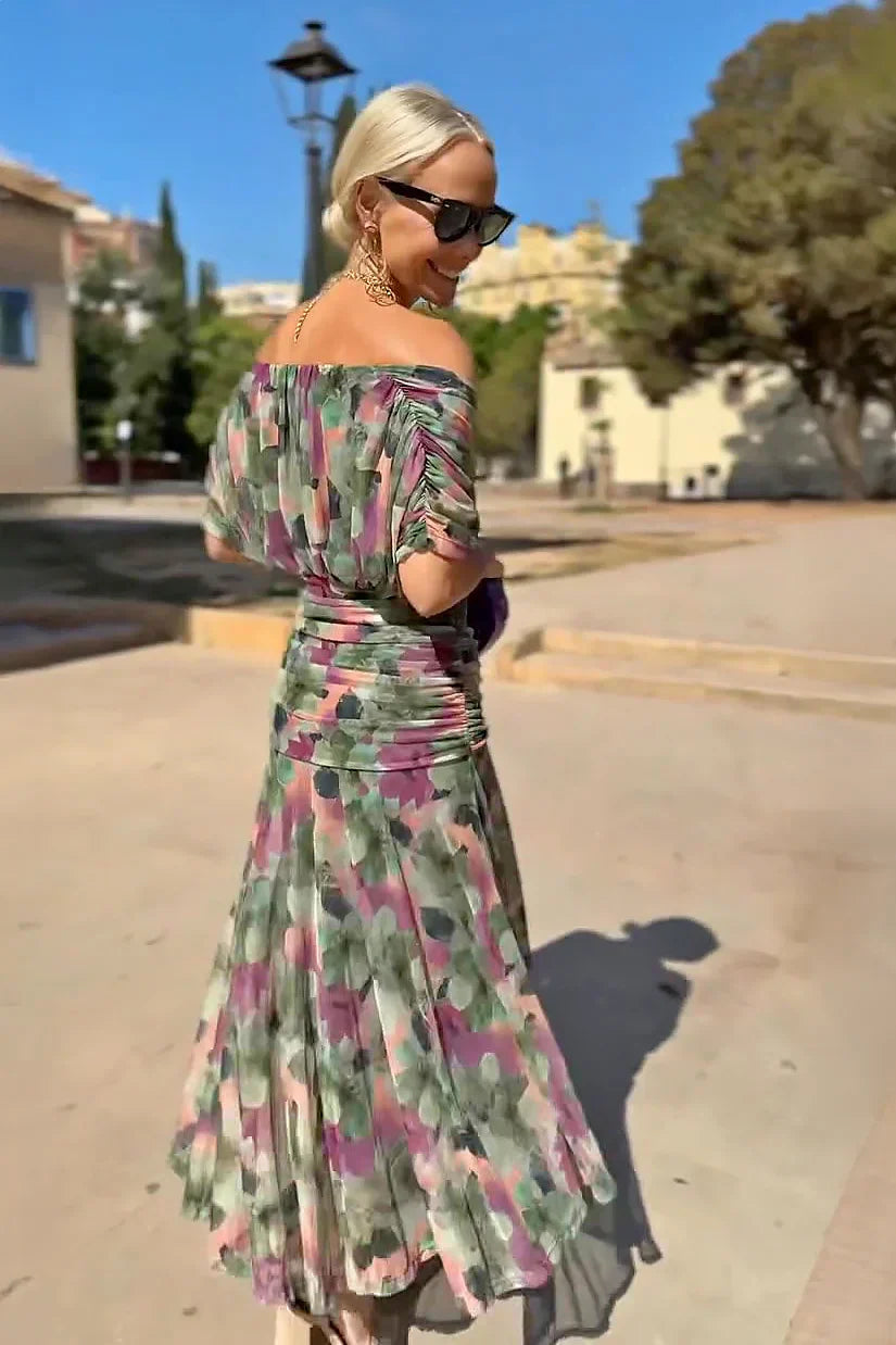 CLERINNE | ROBE MAXI FLUIDE POUR FEMME