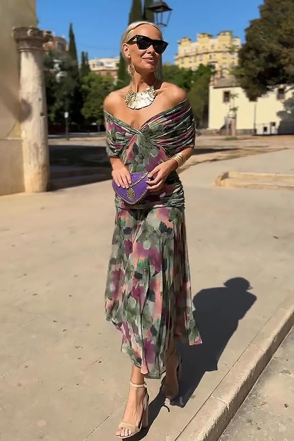 CLERINNE | ROBE MAXI FLUIDE POUR FEMME