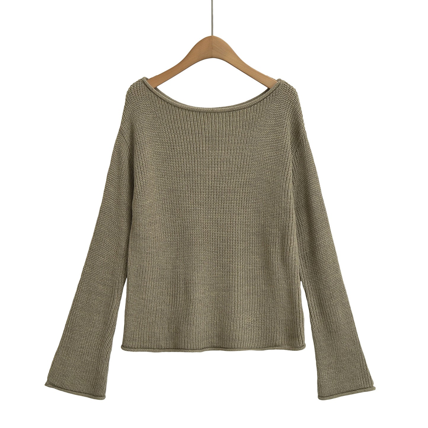 Pull Col Bateau en Maille – Élégance Essentielle