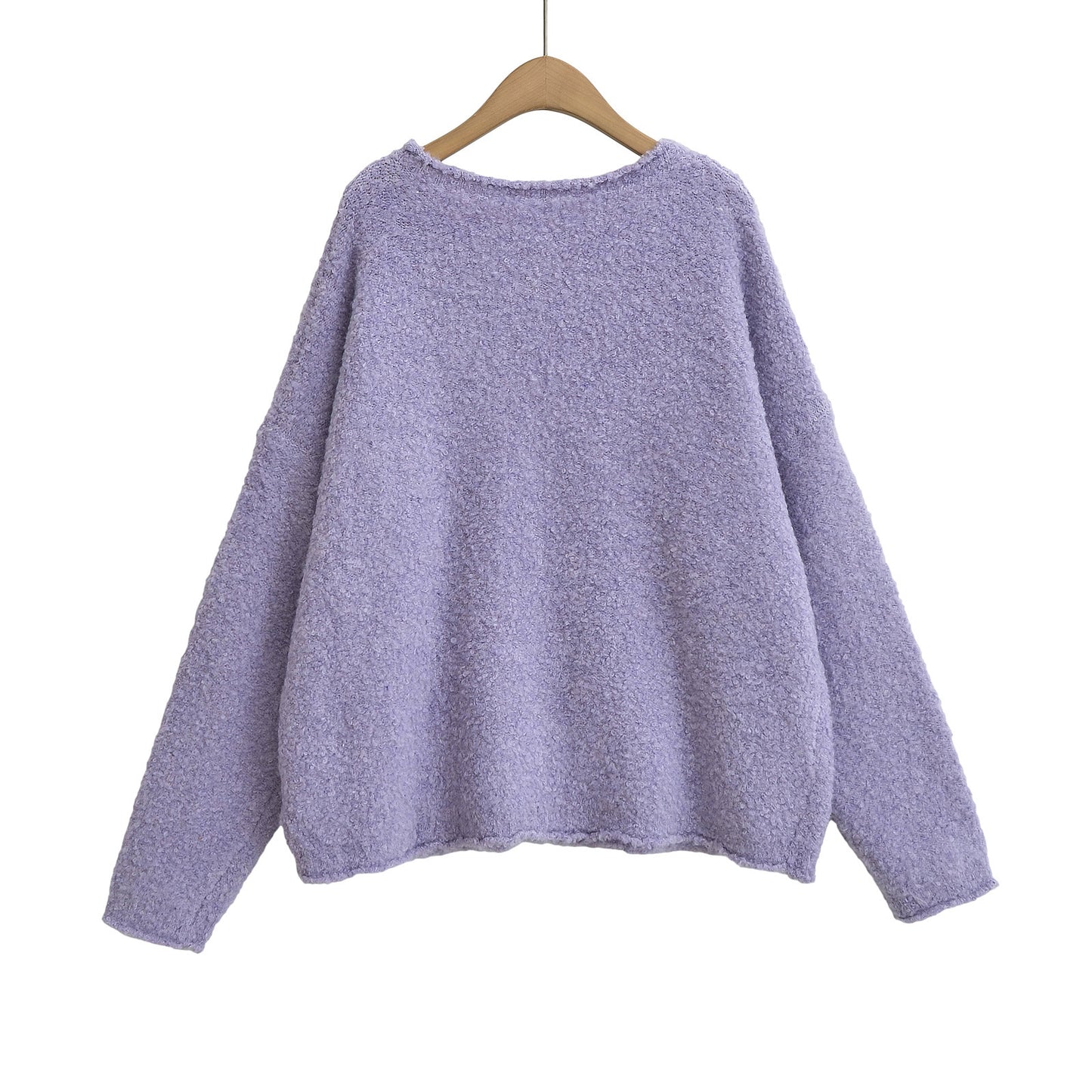 Pull Oversize Doux et Fuzzy Rose Blush