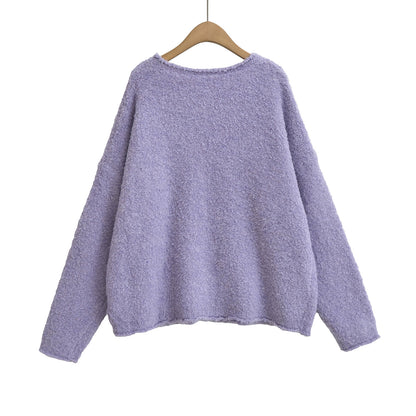 Pull Oversize Doux et Fuzzy Rose Blush