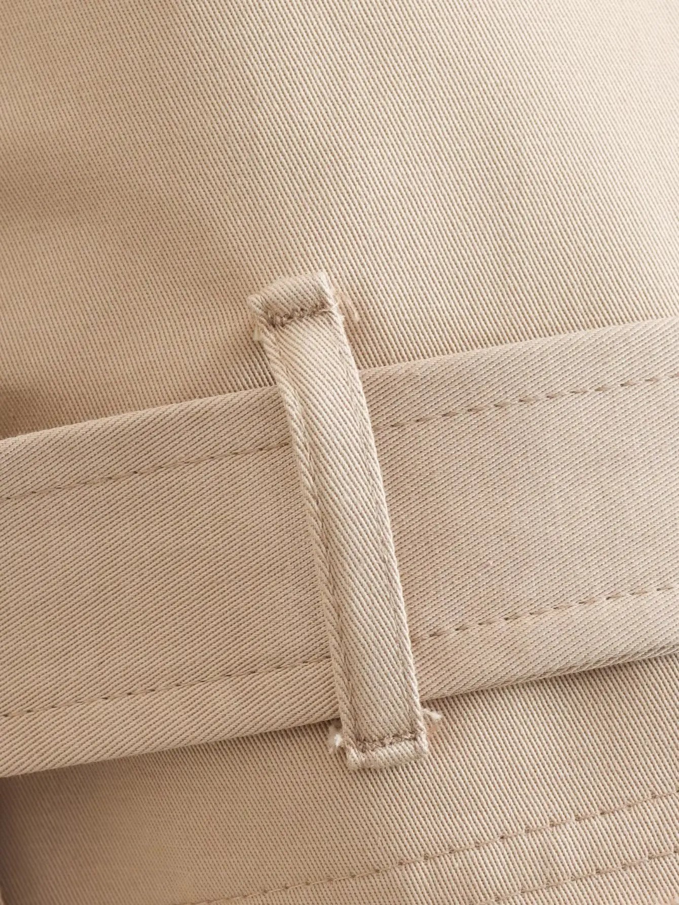 Trench Court Femme Ceinturé Style Classique