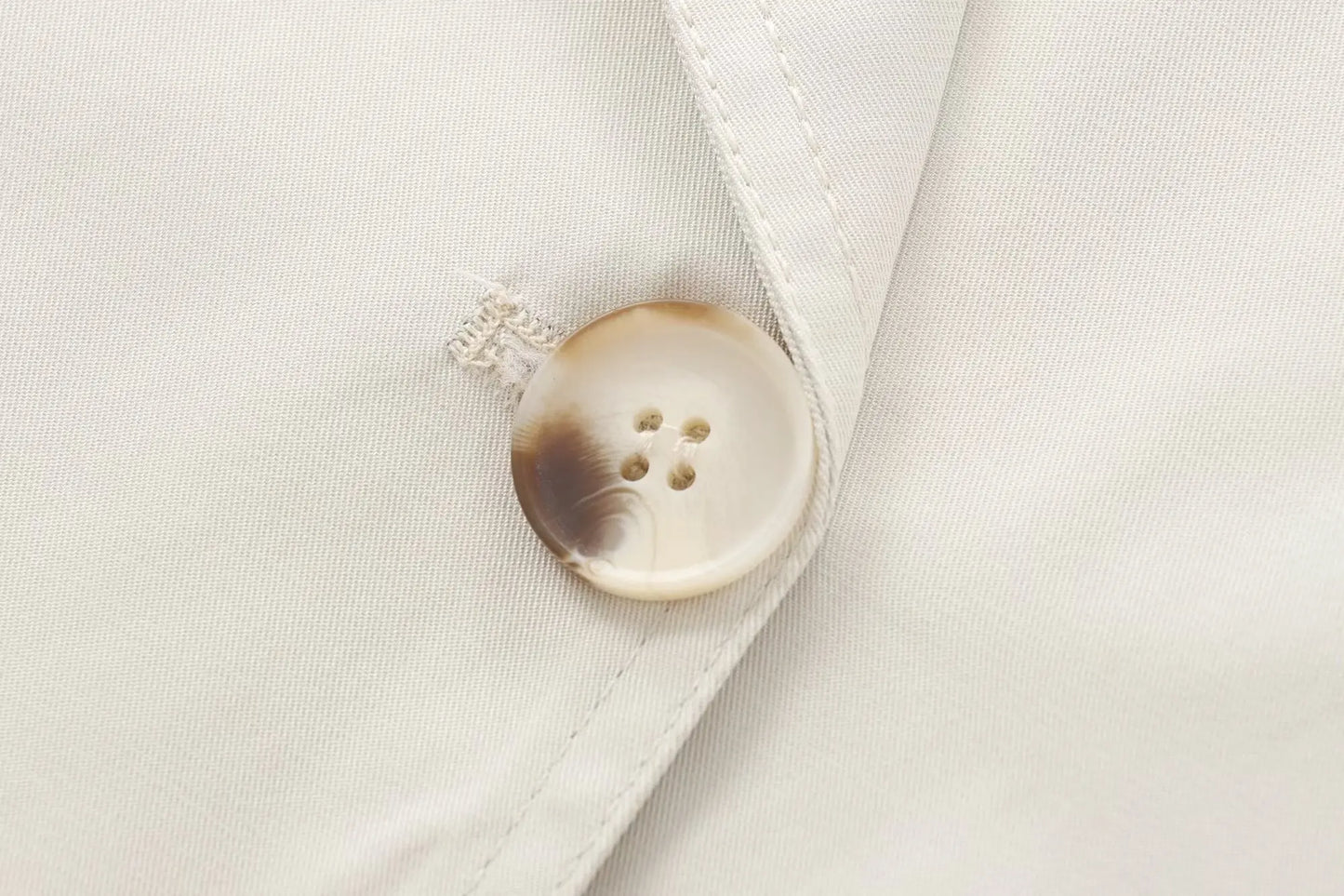 Veste Trench Courte Croisée Beige Élégante