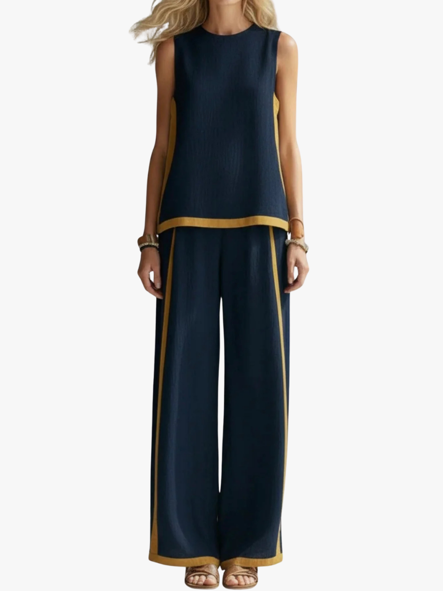 CLERINNE | ENSEMBLE LIN CHIC POUR FEMME