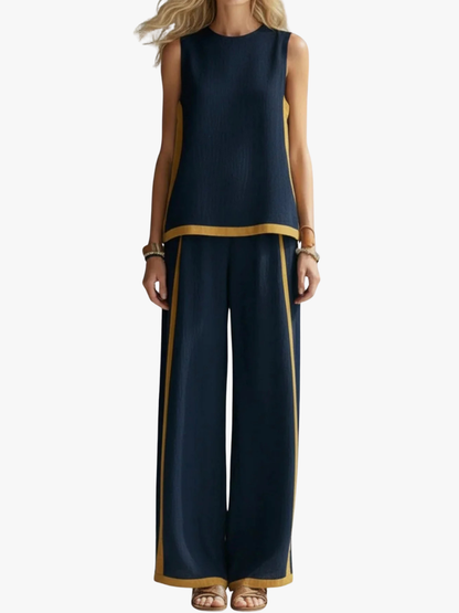 CLERINNE | ENSEMBLE LIN CHIC POUR FEMME