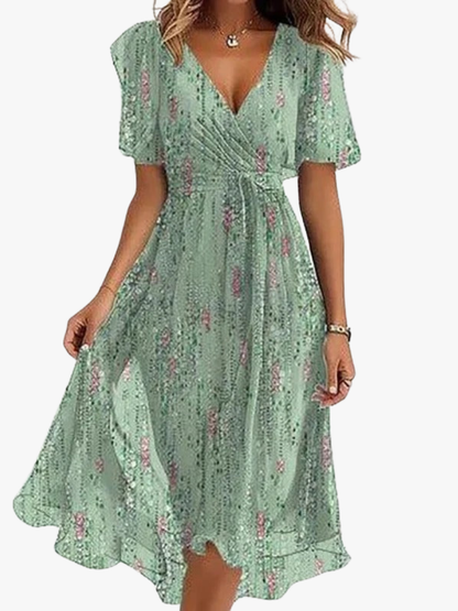 CLERINNE | ROBE ÉLÉGANTE RAYONNANTE POUR FEMMES