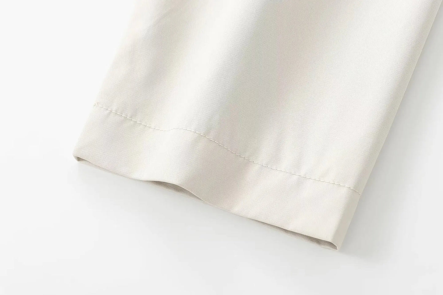 Veste Trench Courte Croisée Beige Élégante