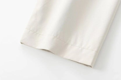 Veste Trench Courte Croisée Beige Élégante