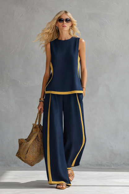 CLERINNE | ENSEMBLE LIN CHIC POUR FEMME