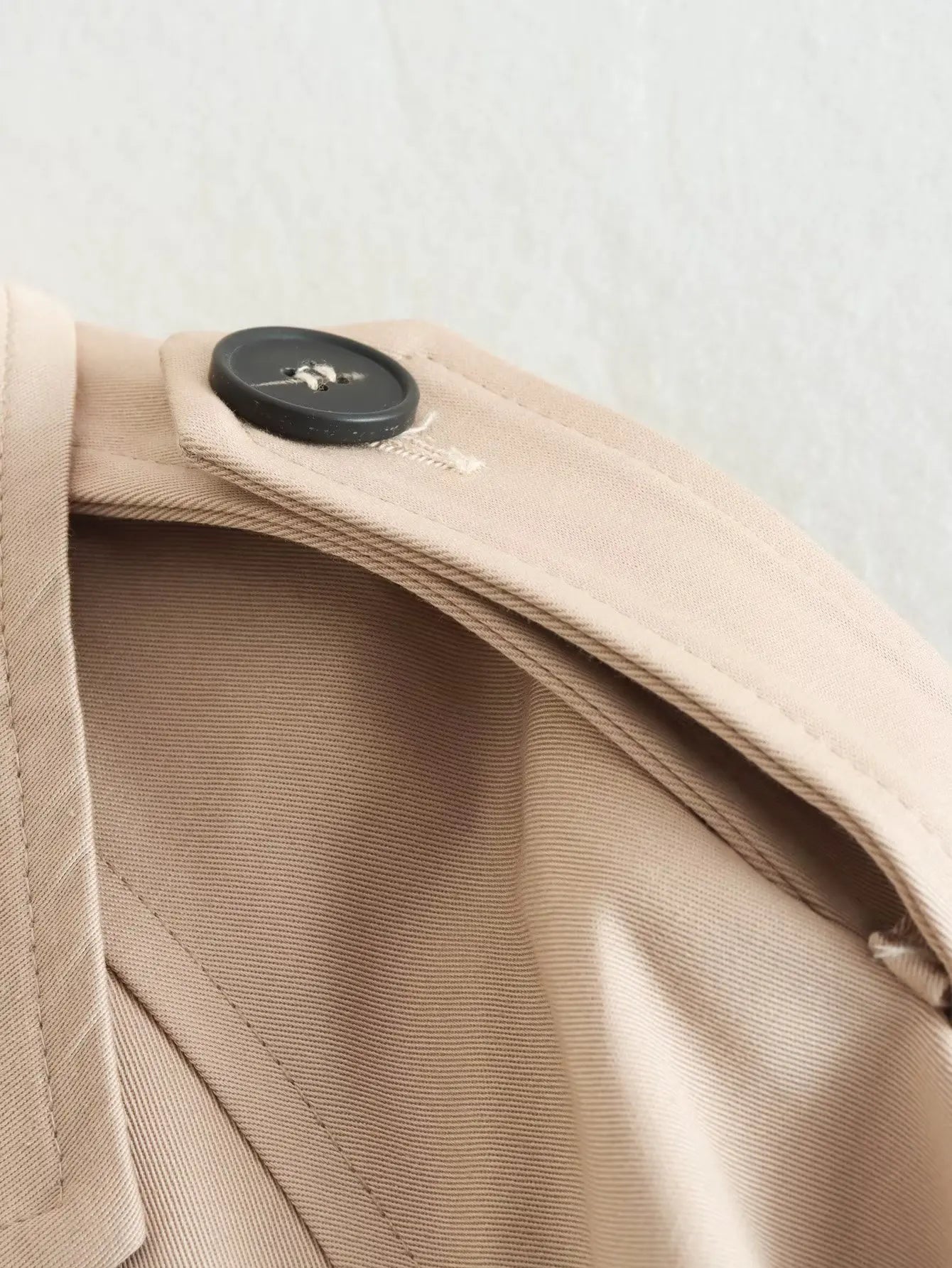 Trench Court Femme Ceinturé Style Classique