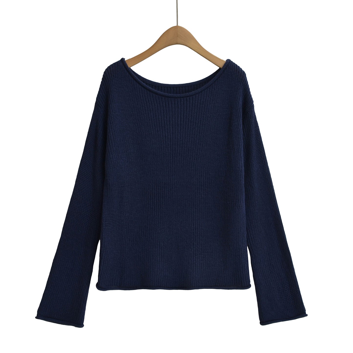 Pull Col Bateau en Maille – Élégance Essentielle