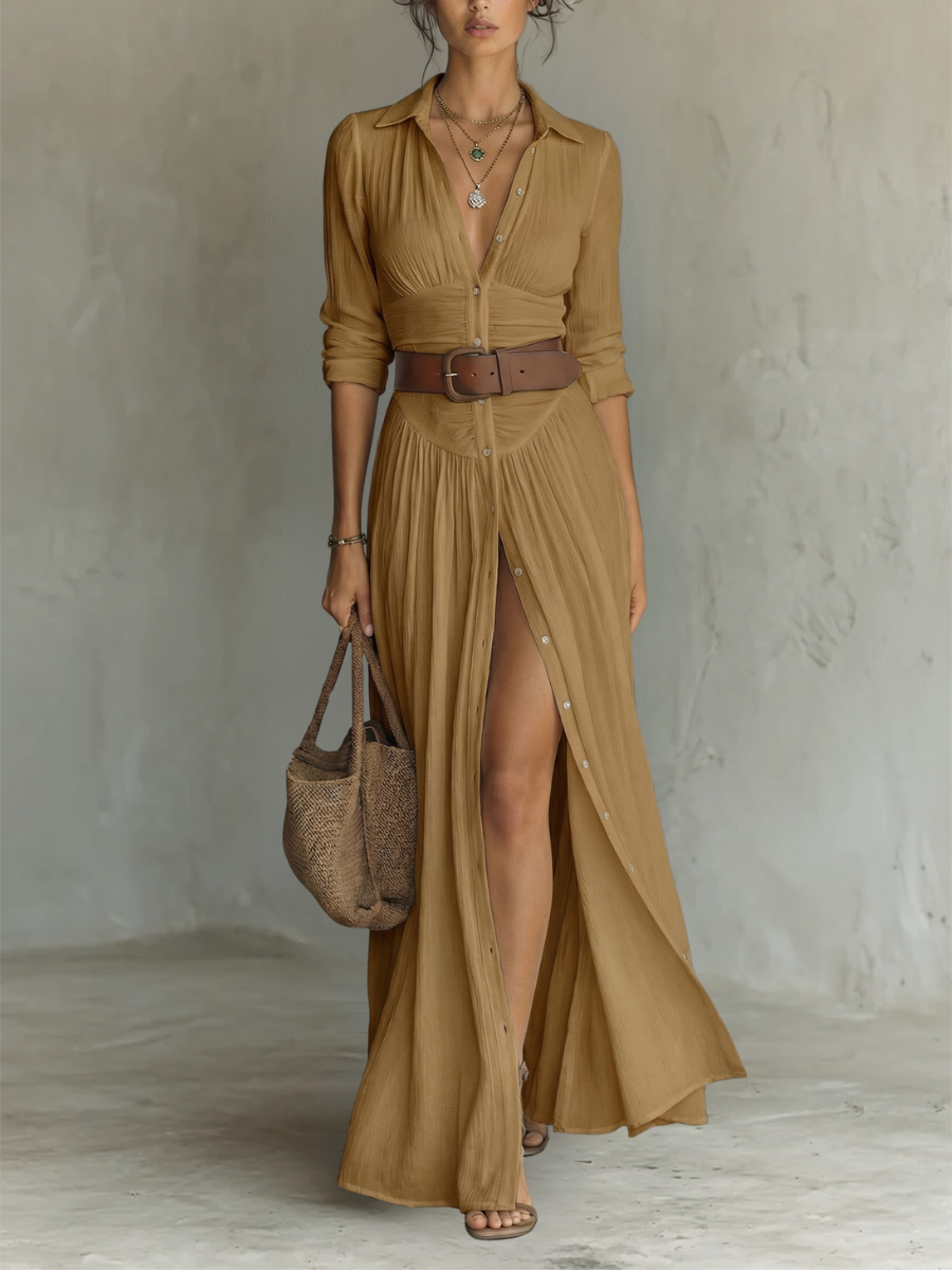 CLERINNE | ROBE MAXI ÉLÉGANTE POUR FEMME