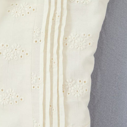 Robe Mini Blanche Froncée Dentelle & Nœuds