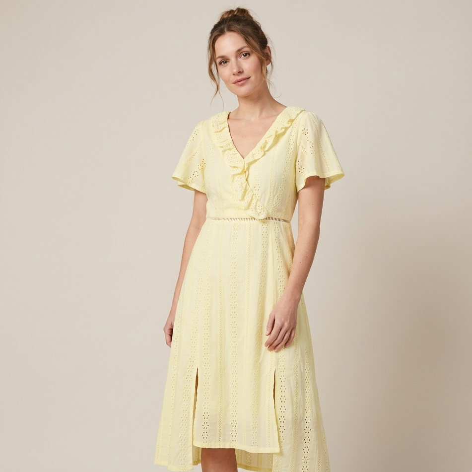 Robe Asymétrique Celeste V-Neck