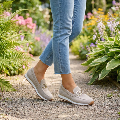 CLERINNE | BASKETS MOCASSINS POUR FEMME