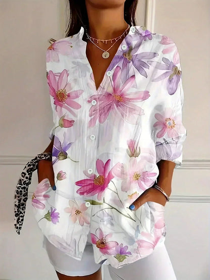 CLERINNE | BLOUSE IMPRIMÉE POUR FEMMES