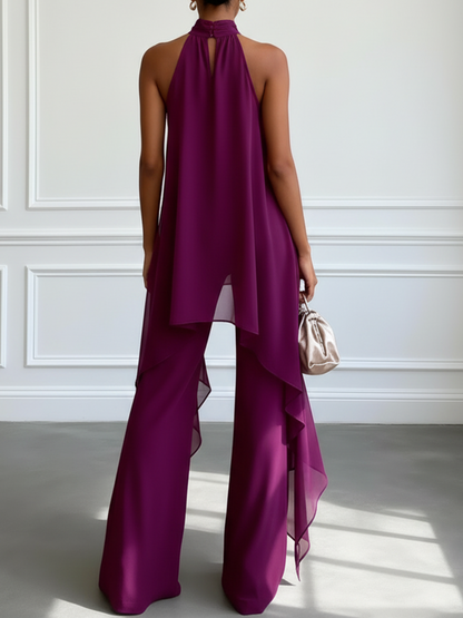 CLERINNE | ENSEMBLE HALTER ÉLÉGANT POUR FEMMES