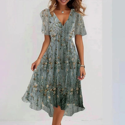 CLERINNE | ROBE ÉLÉGANTE RAYONNANTE POUR FEMMES