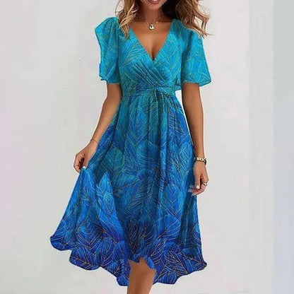 CLERINNE | ROBE ÉLÉGANTE RAYONNANTE POUR FEMMES