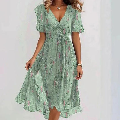 CLERINNE | ROBE ÉLÉGANTE RAYONNANTE POUR FEMMES