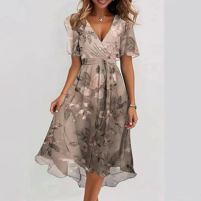 CLERINNE | ROBE ÉLÉGANTE RAYONNANTE POUR FEMMES