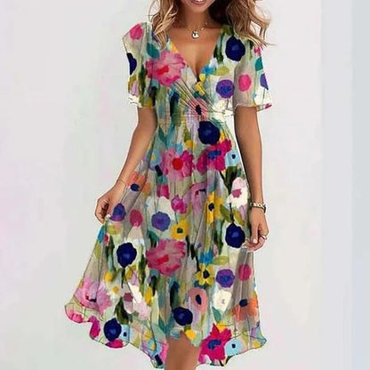 CLERINNE | ROBE ÉLÉGANTE RAYONNANTE POUR FEMMES