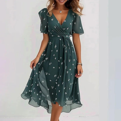 CLERINNE | ROBE ÉLÉGANTE RAYONNANTE POUR FEMMES